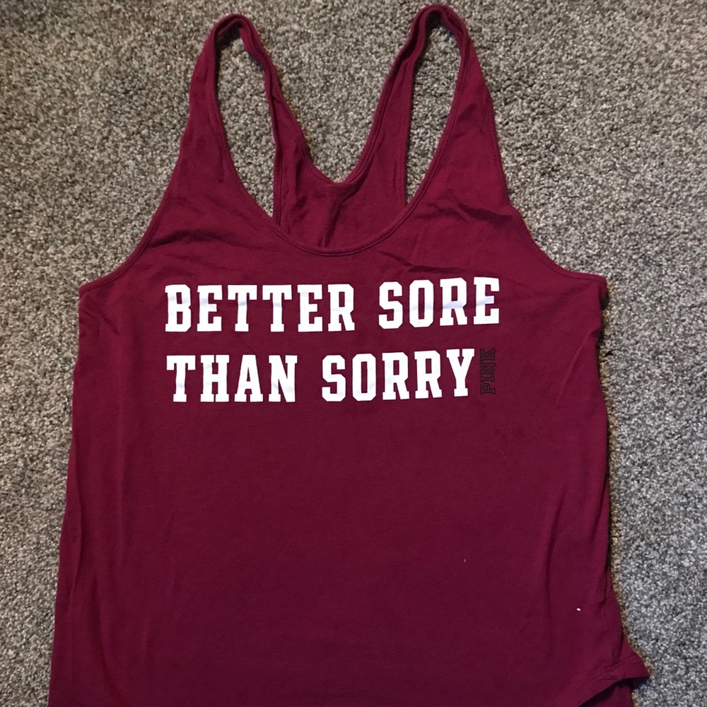 Better Sore Than Sorry VS PINK Tanktop